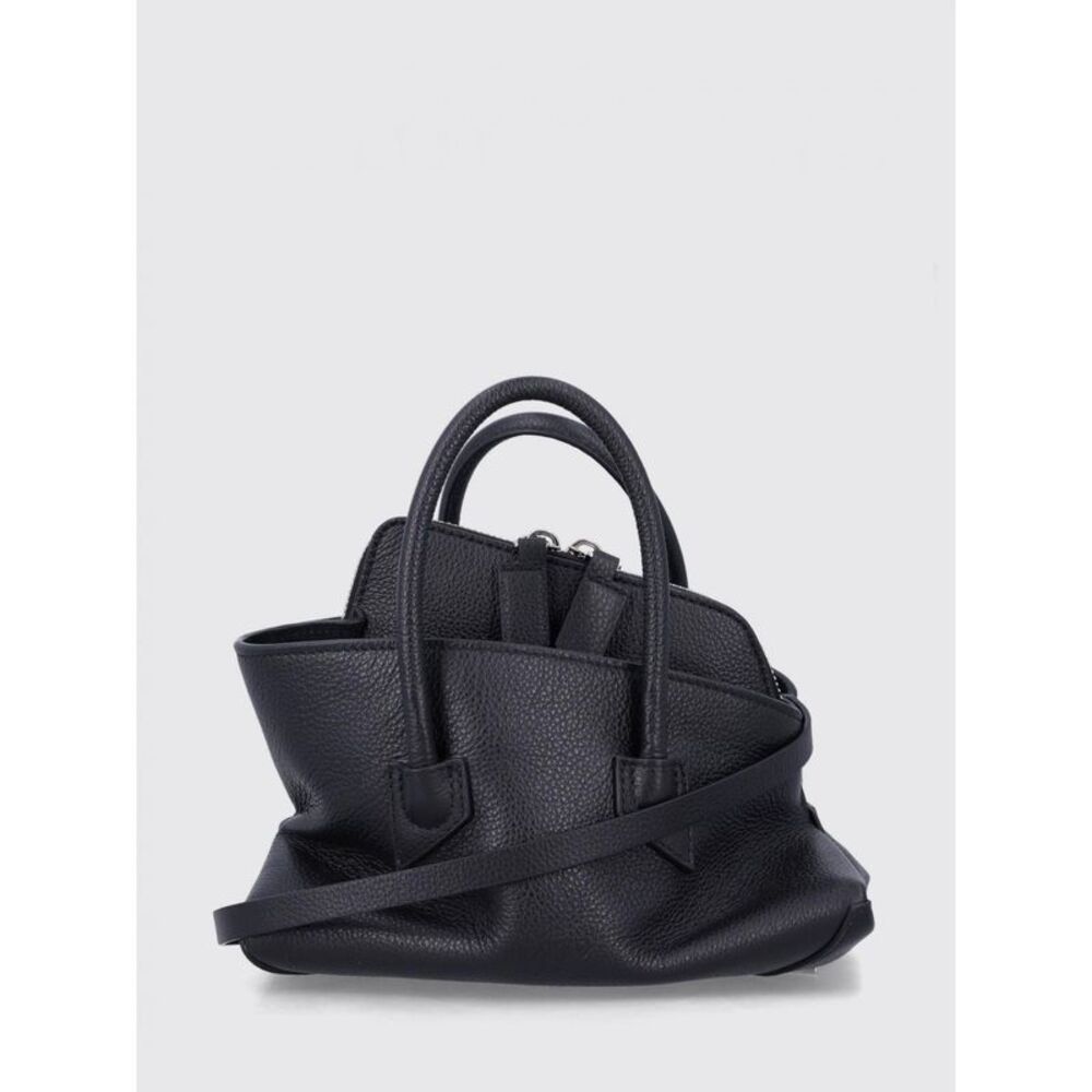 The Attico Women La Passeggiata Hammered Leather Mini Handbag The Attico